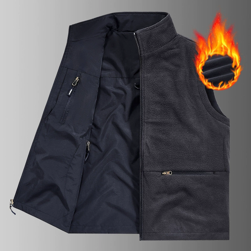 Новый уличный жилет, мужские брюки с несколькими карманами и клапанами, свободный жилет для молодежи и людей среднего возраста, рабочая одежда, повседневная куртка, жилет 3908