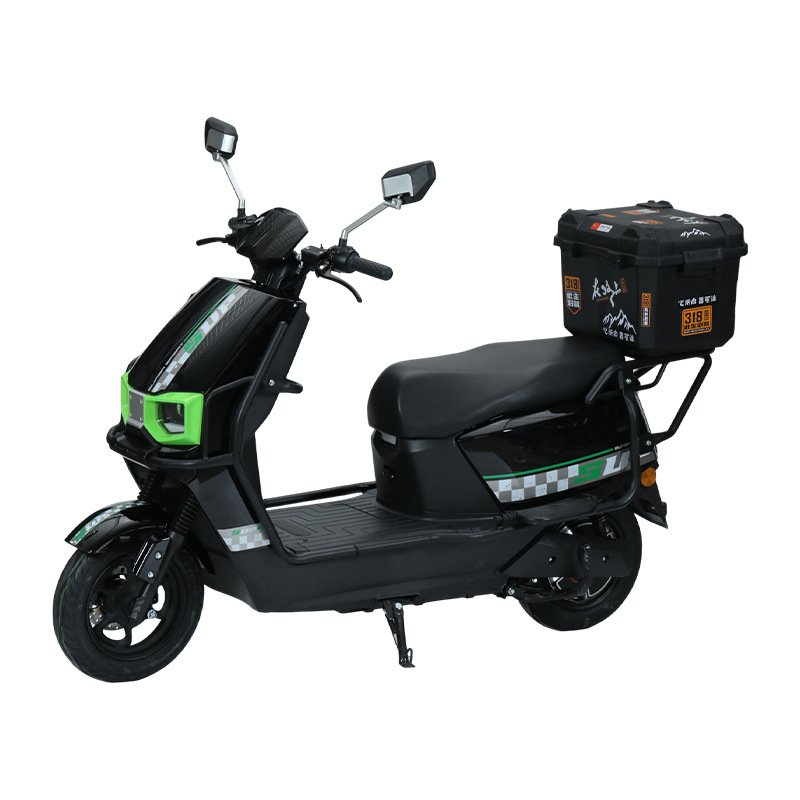 Auto Parts and Accessories | Motuoche Lithium Battery - black-with-large-guard-bar-and-tail-box-bare-frame-supports-60-72v-battery