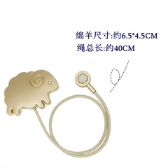 廠家新品暢銷綿羊金屬動物窗簾扣磁鐵 綁帶客廳臥室百搭窗簾綁帶
