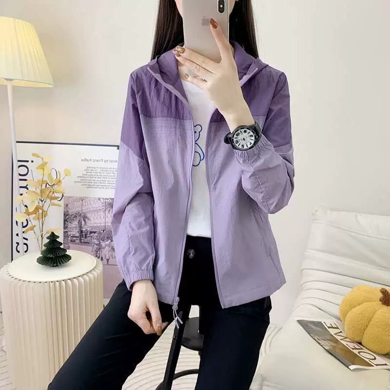 Willetu 9008 женская солнцезащитная одежда - новая летняя солнцезащитная одежда с капюшоном женская ледяная шелковая легкая и тонкая антивиолетовая UPF50