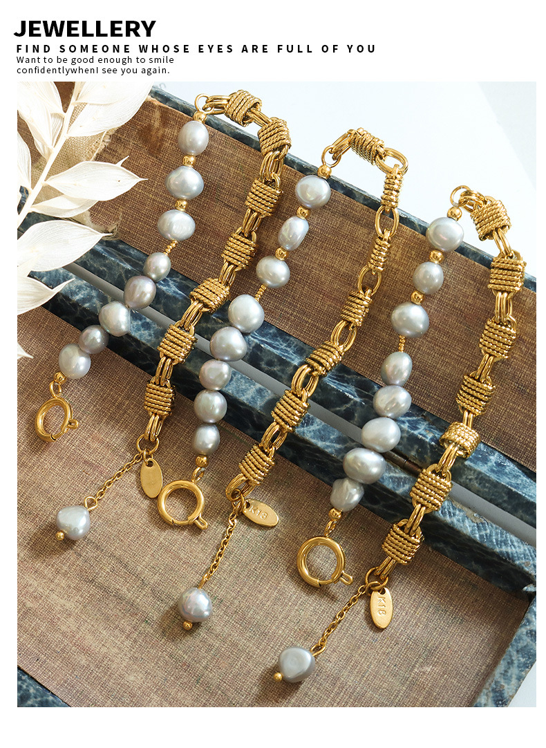 Fashion Geometric Brass Plating Bracelets 1 Piece