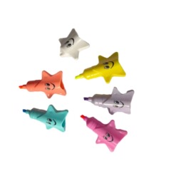 Starry sky pen, stacked five-pointed stars, 5-pointed star pen, 5-pointed star pen, star-shaped pen, star pen, fluorescent highlighter