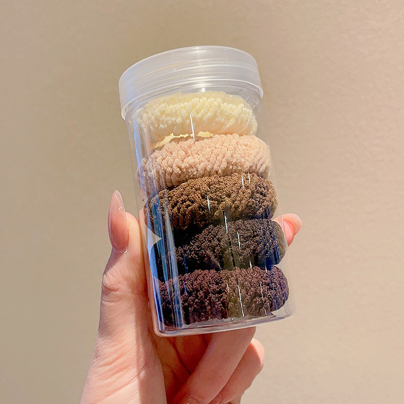 新款加厚加粗发饰加宽扎头发橡皮筋发圈头绳高马尾高弹力耐用发绳|undefined