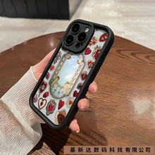 欧美艺术拼图适用iPhone16保护套苹果11/12/13/14/15ProMax手机壳