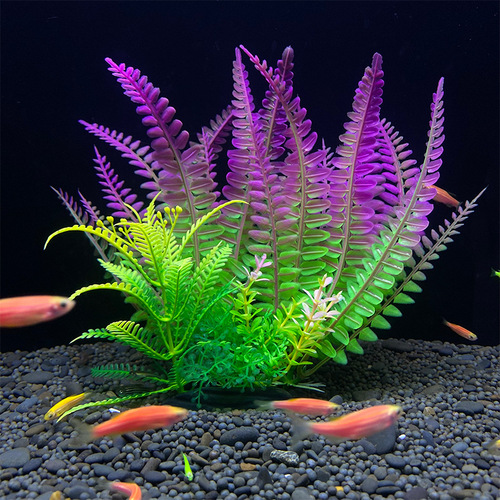 New model fish tank landscape simulation plastic false grass aquarium decoration for powerful manufacturers