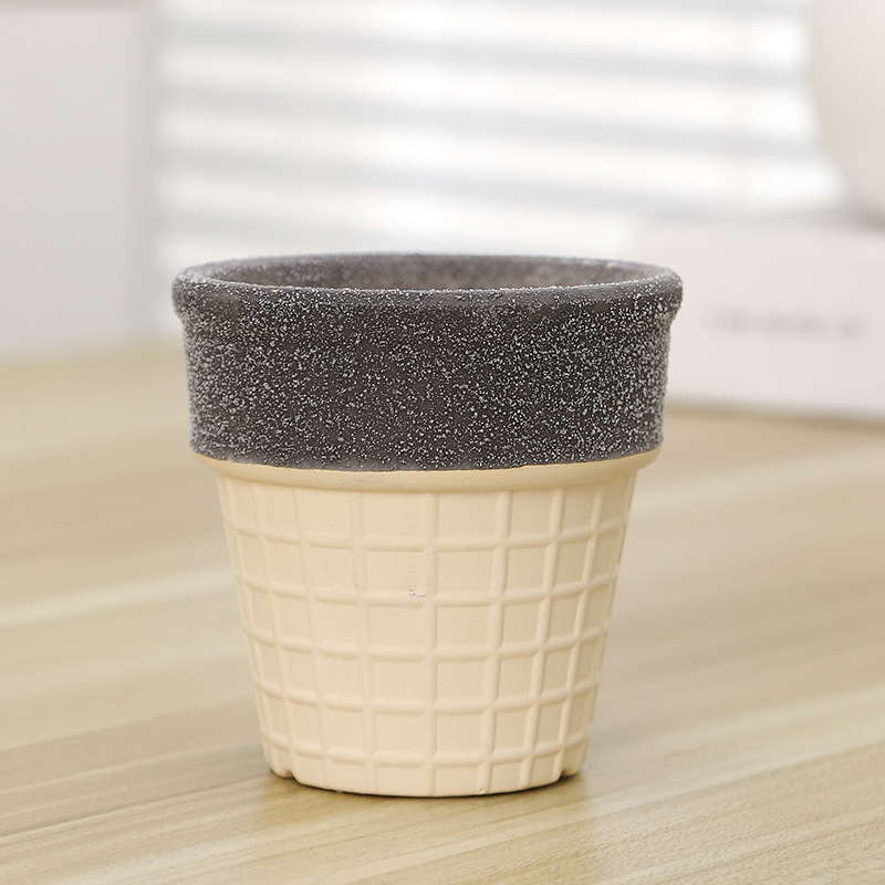 Simulación de cerámica suculenta mini maceta verde planta maceta decoración decorativa planta decoración cactus falso maceta al por mayor