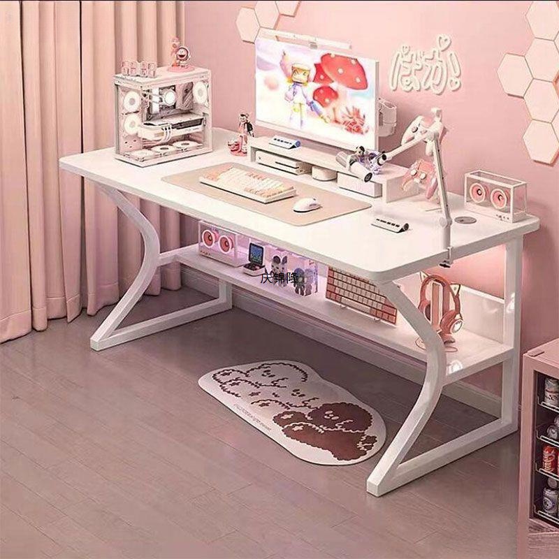 Computer Desk Desktop Home Simple Rental House Table Office Desk Chair Workbench Student Desk Bedroom E-Sports Table