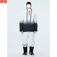 R9T лыжный костюм для мужчин и женщин корейский открытый водонепроницаемый теплый толстый лыжный костюм
