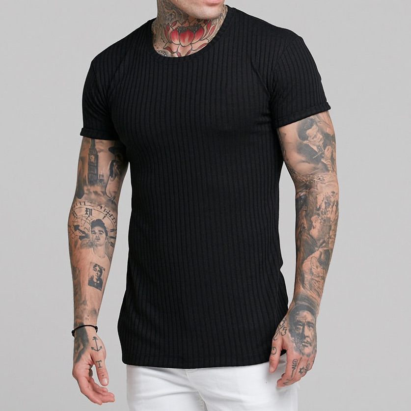 210g Weight Short Sleeve Sleeve Length Regular Sleeve Sleeve Type Polyester Fabric Type Regular Top Length T-shirt Tops Type Casual Occasion Round Neck Neckline Regular Fit Fit Type Solid Color Pattern Summer Season Men's Gender Simple Style Style Men's Solid Color Simple Style Round Neck Short Sleeve Regular Fit Men's T-shirt 5