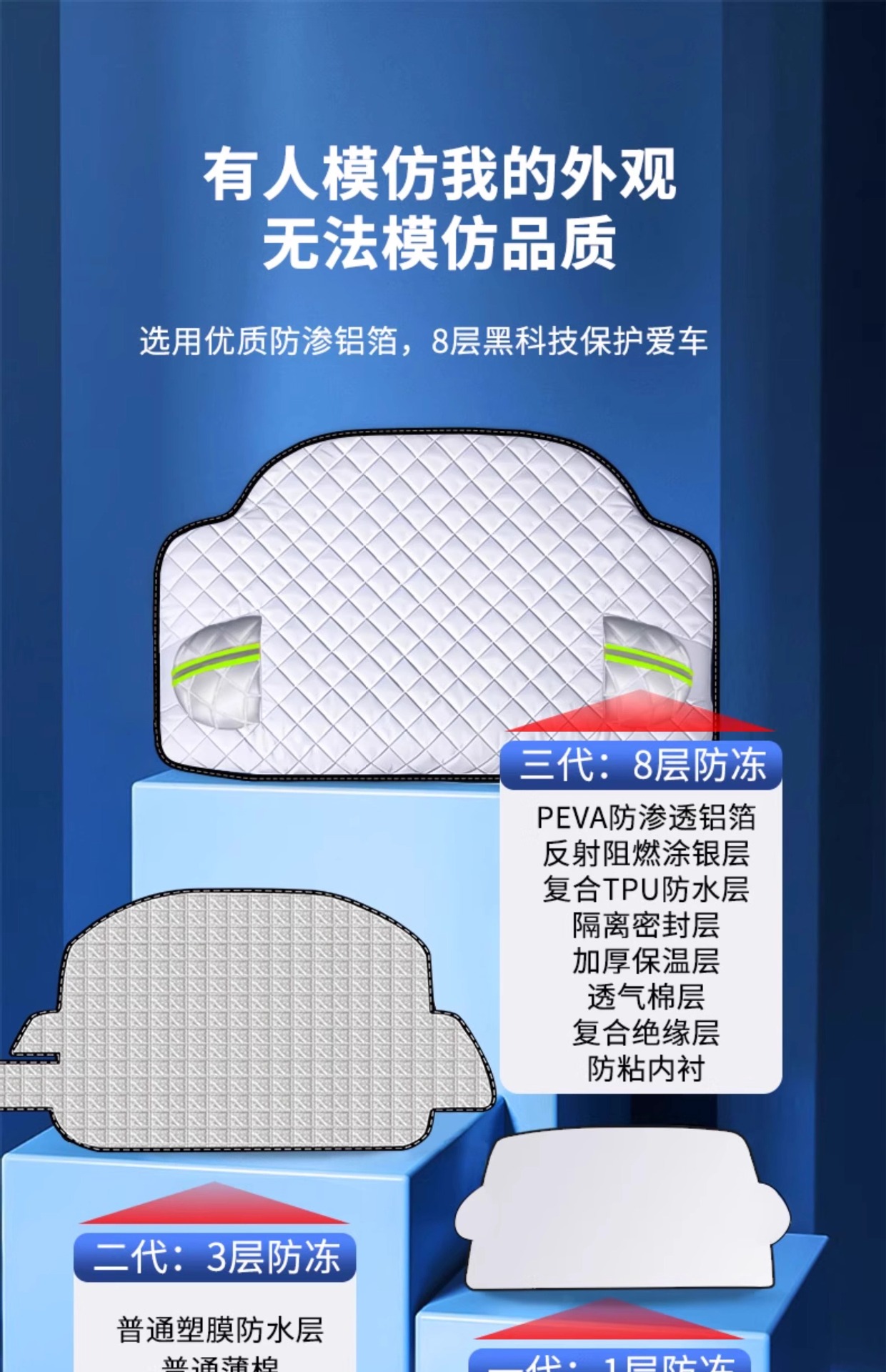 Subsidized [26 New Models] Car Antifreeze Cover for Front Windshield, Winter Snow Cover, Frost Protection, Sunshade