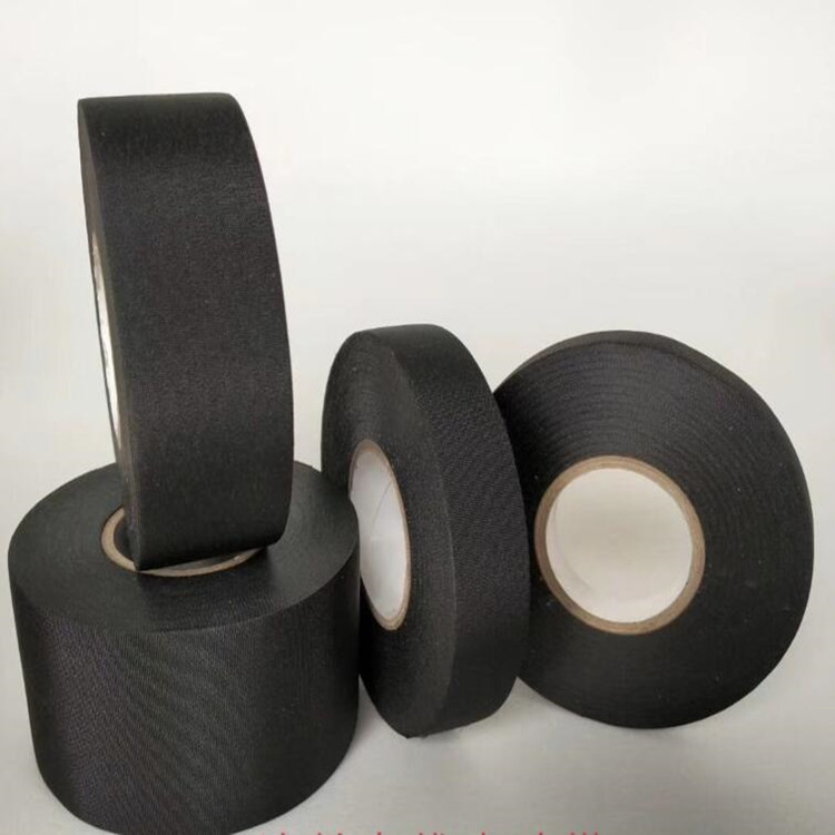 自产自销涤纶布胶带 纤维布胶带，苏州衍腾电子生产黑色绒布胶带