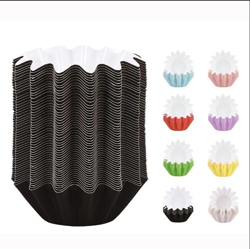 50 disposable high temperature resistant cup cake paper cups, macaron color hard snow Mei Niang paper holder, glutinous rice ball holder