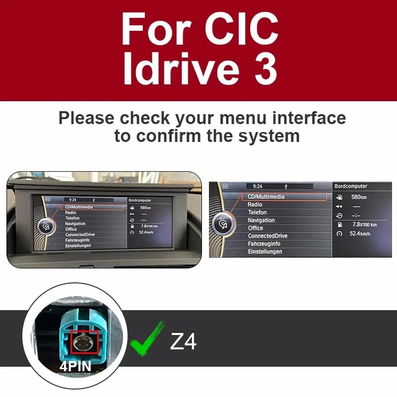 BMW Wireless CarPlay Hicar Box for BMW with Backup Camera Support (Simsiz CarPlay və Android Auto) - cic-system