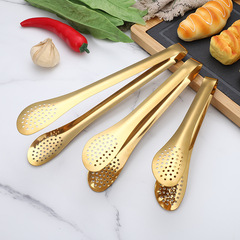 Stainless steel food tongs kitchen baking bread tongs outdoor barbecue kitchenware hotel buffet steak food tongs