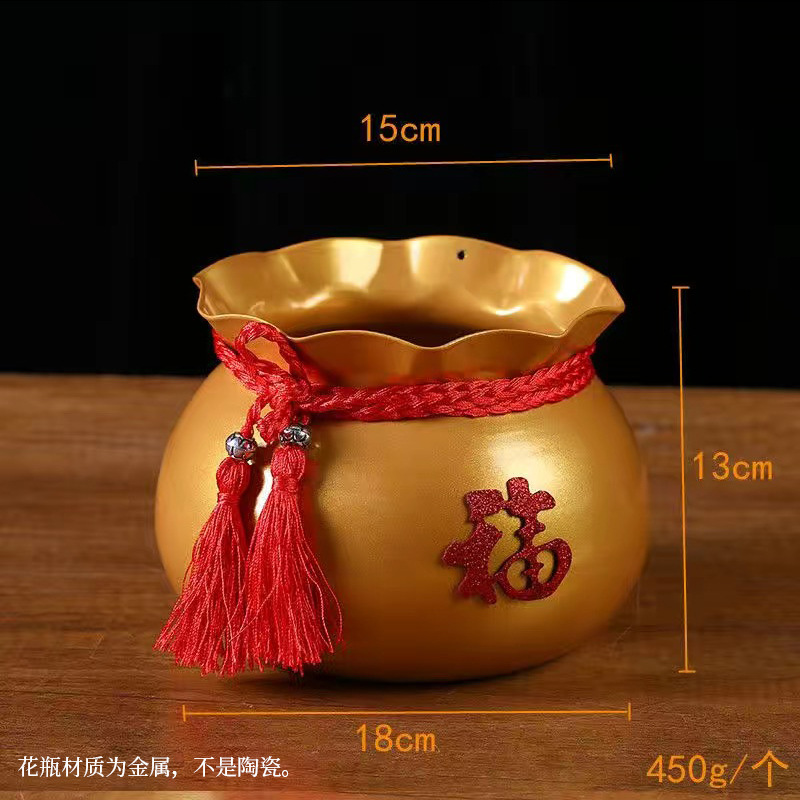 Jarrón de buena suerte - oro