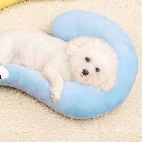 [블루] 물음표베개 (소사이즈 29*40cm)