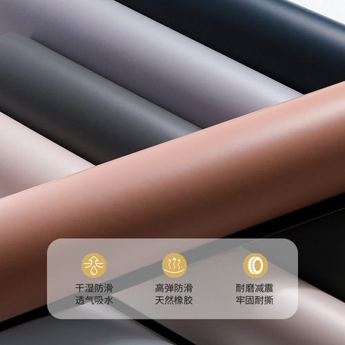 PU Natural Rubber Yoga Mat, Thick Exercise Fitness Mat, Non-Slip Luxurious Mat for Home, Wholesale Custom