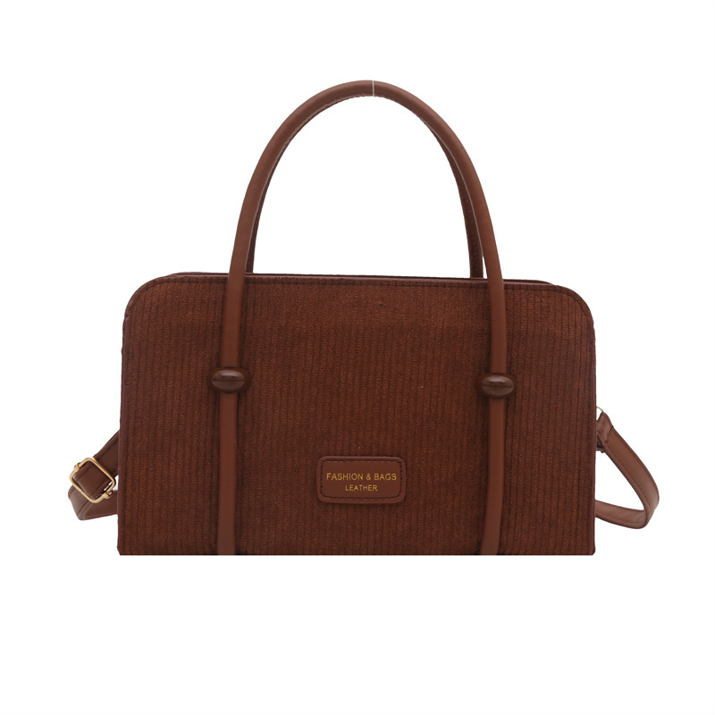 Bolso de mano de moda de invierno de mujeres 2024 nuevo estilo coreano de moda simple bolso de hombro