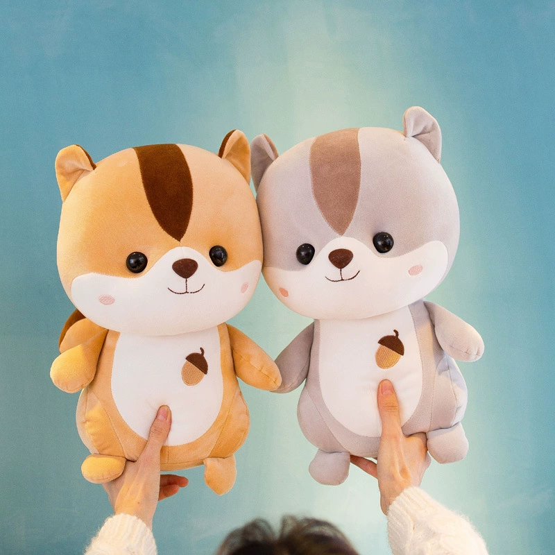 Красные сети ins ветер милая белка кукла плюшевая игрушка тряпичная кукла спящая девушка подарок на день рождения оптом