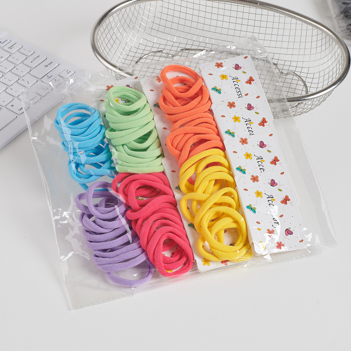 Ligas para Cabello Tipo Toalla de 72 Piezas de Tela con Alta Elasticidad Sin Costuras image 18