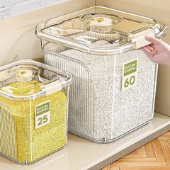 家用塑料米桶带盖密封防潮防虫大米收纳盒超大容量面粉储存桶