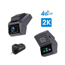 2K高清 4G行车记录仪手机APP24小时监控定位对讲轨迹回放前后双录