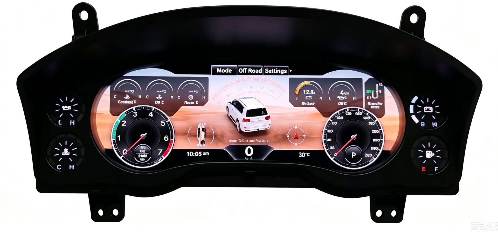 Suitable for Land Cruiser Lc200 Full Lcd Instrument Panel 12.3inch Non-Destructive Direct Plug-In Virtual Cockpit Instrument Assembly