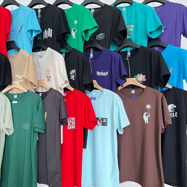5 yuan clothing summer men's short -sleeved cheap wholesale foreign…
