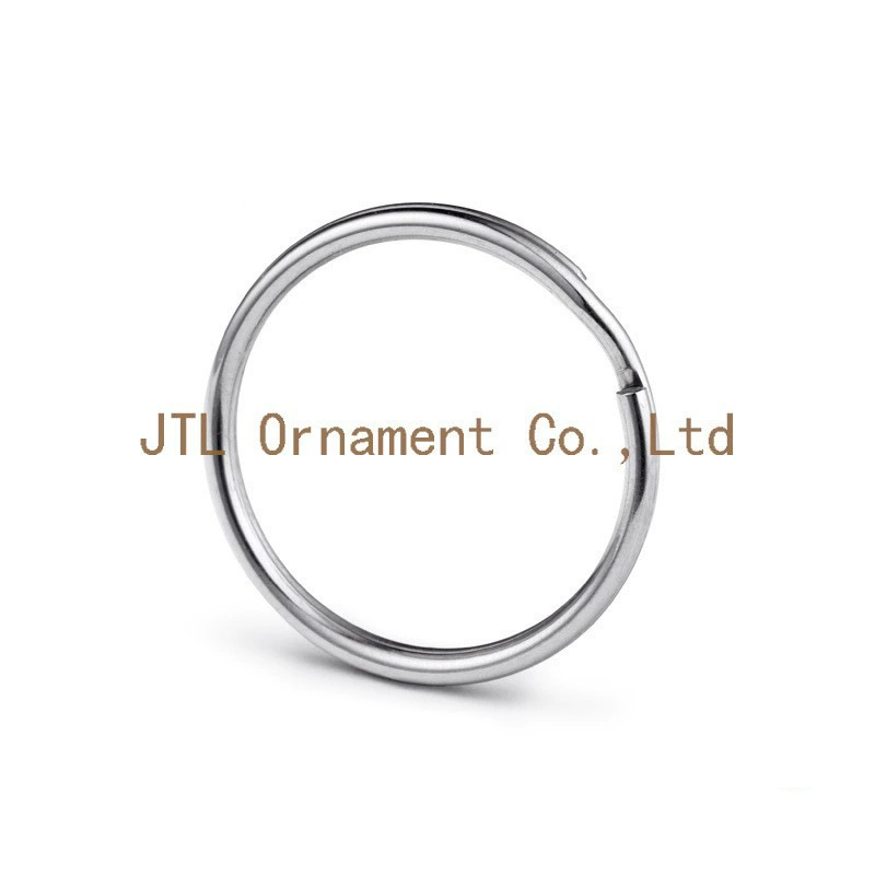 Wear-resistant keychain stainless steel for keys with zipper, acrylic accessory, DIY