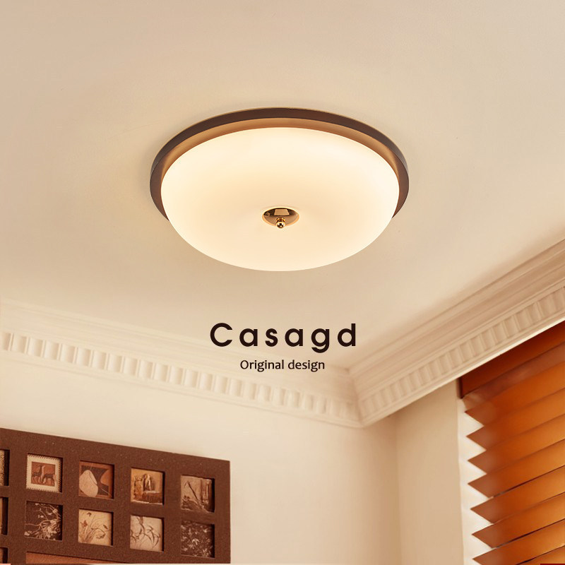 Medieval Style Bedroom Ceiling Lamp 2025 New Model Study Room Special Eye Protection Lamp Pudding Children's Room Lighting Casagd