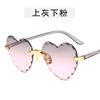 Retro fashionable trend brand sunglasses, glasses solar-powered, European style