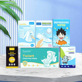 洁之良品英文衣物去污小白鞋湿巾除胶马桶提神湿巾手机屏幕湿巾