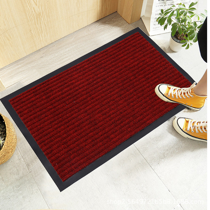 Nuevo producto patrón de neumáticos alfombrilla de puerta impermeable, antideslizante, resistente al desgaste y a la suciedad cocina oficina baño puerta cocina PVC