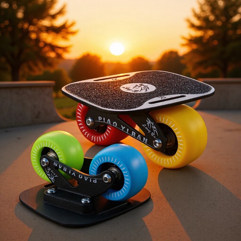 Factory Direct Sales Drift Board Professional Board with Curved Wheels for Adults and Children, Street Riding Land Surfboard, Split Skateboard