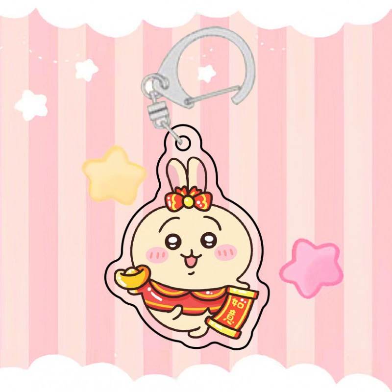 Acrylic cute keychain, cartoon creative pendant