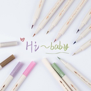 Mark Pen Metallic Hand Account Mark Art Color Highlighter DIY Photo Album Pen Paint Pearlescent Mark Pen