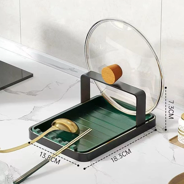 Textured one-layer pot lid holder