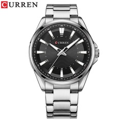 CURREN Men's Watch, 8424 Model, Water-Resistant Quartz Watch, Steel Strap, Business-Casual Watch