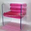 Italian transparent Acrylic inflation sofa Single Office Market Mei Chen Creative network shot atmosphere chair