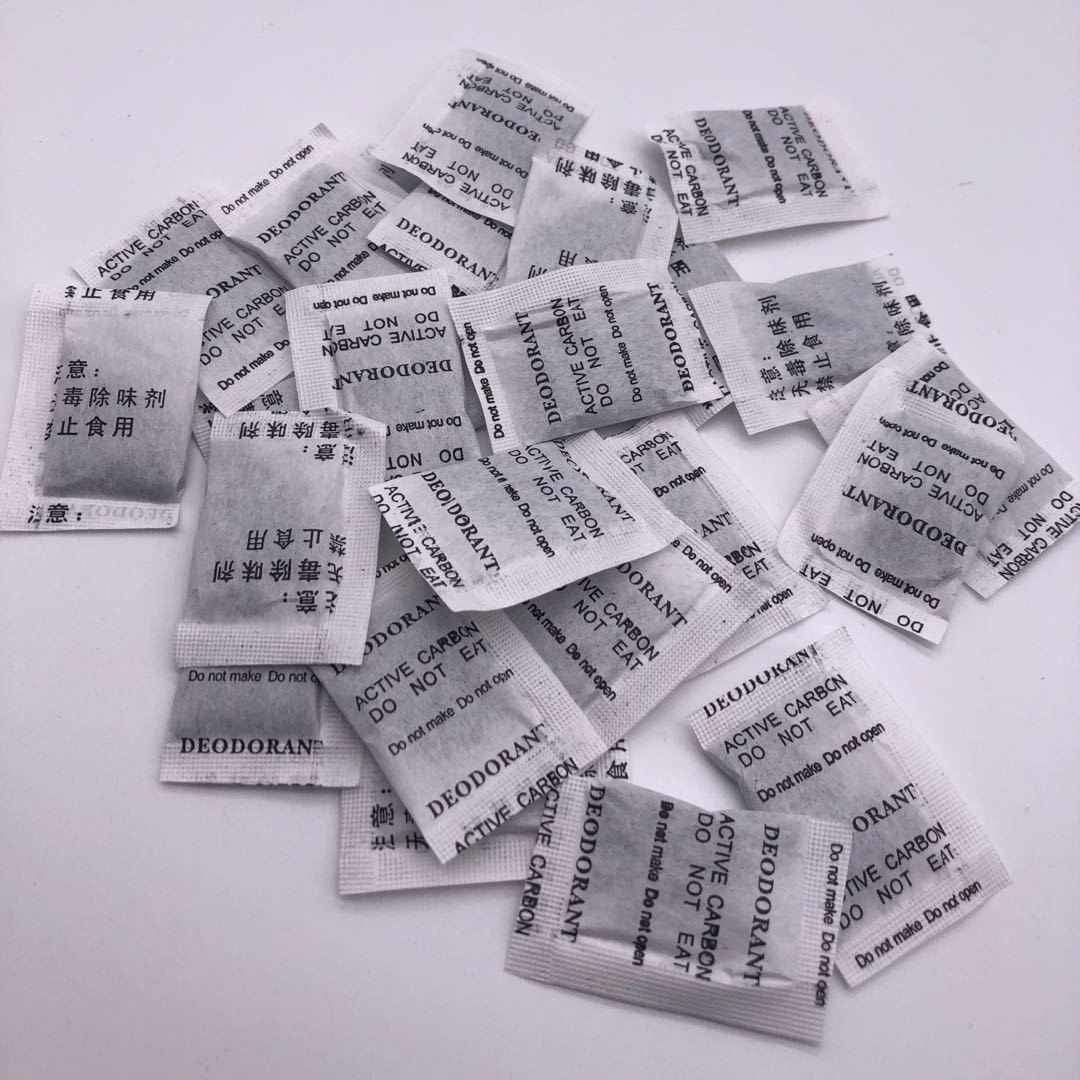 Desodorante de carbón activado, desodorante, paquete pequeño de 1g, 2g, taza de plástico, botella de leche, desodorante, desodorante antihumedad, desodorante