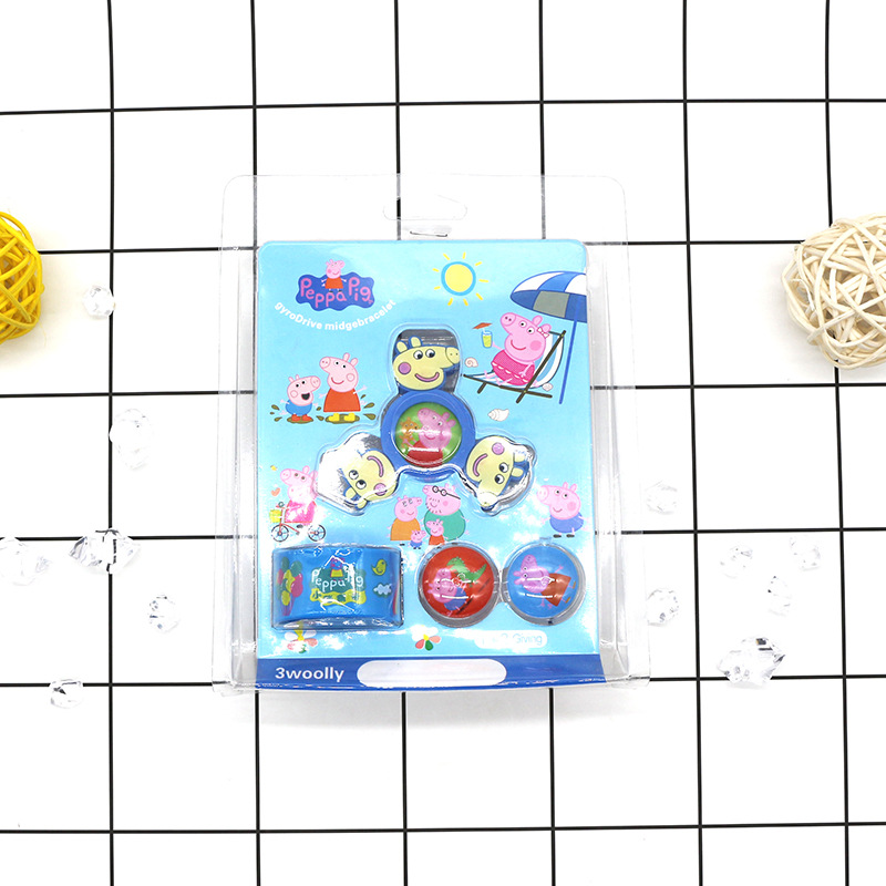 Pulsera de aceite esencial de planta coreana, pulsera de reloj, anillo de papa, giroscopio giratorio para niños, brazalete para niños