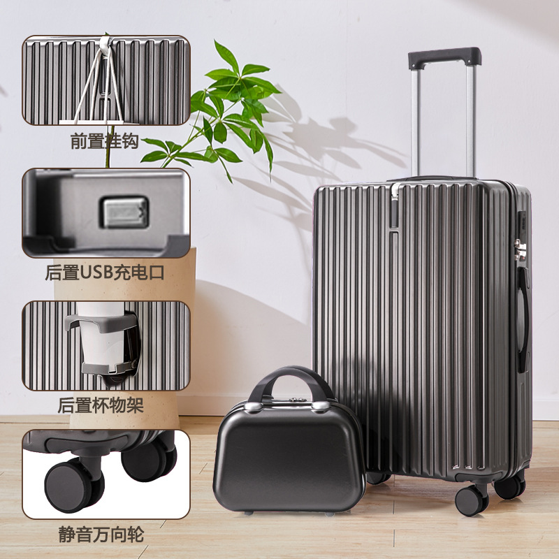 [Fábrica de selección estricta] pequeña maleta de color gradiente fresco estudiante japonesa de alto valor de cara nuevo 2025