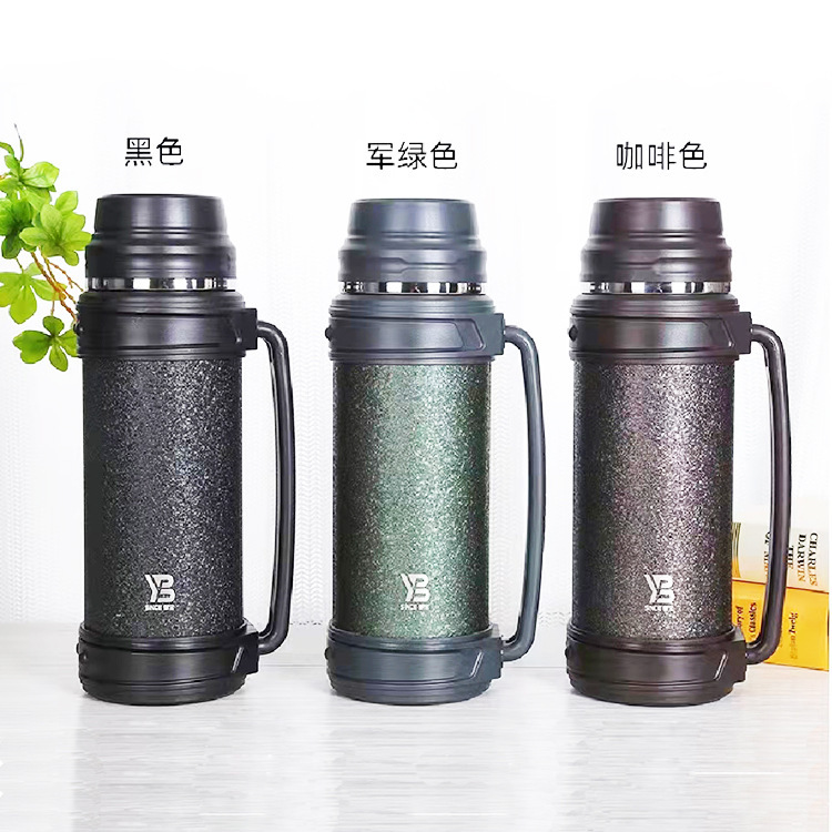 Large capacity stainless steel 304 insulation car travel kettle insulation cold cup kettle gift kettle logo