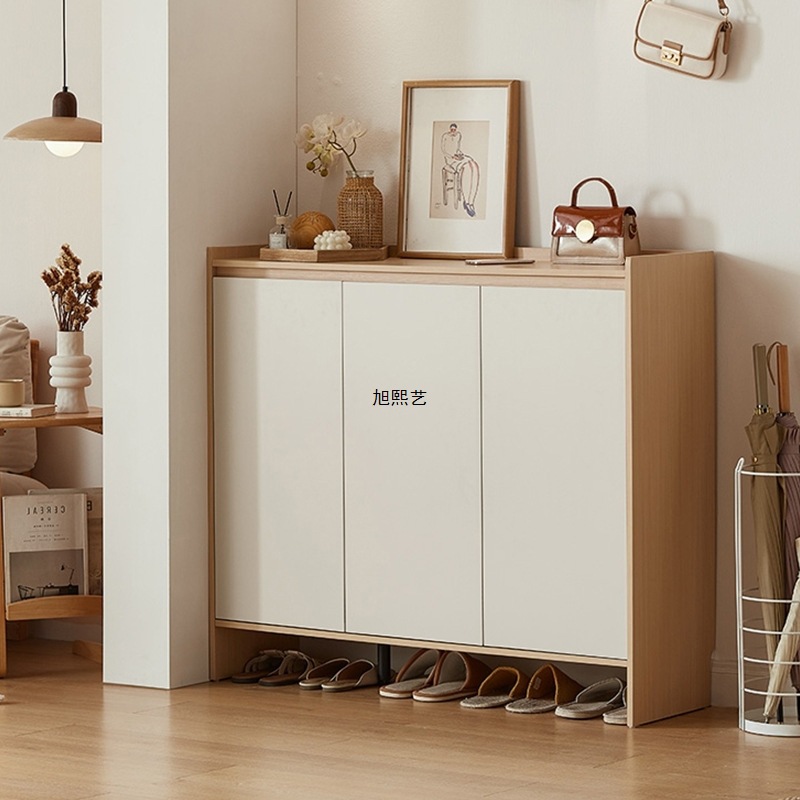 2025 New Model Home Entrance Shoe Cabinet Storage Cabinet Integrated Wall Shoe Rack Entryway Popular Floor Cabinet