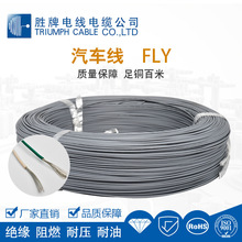 勝牌德標單芯汽車線FLY 阻燃耐磨耐高溫PVC絕緣 汽車動力線 電線