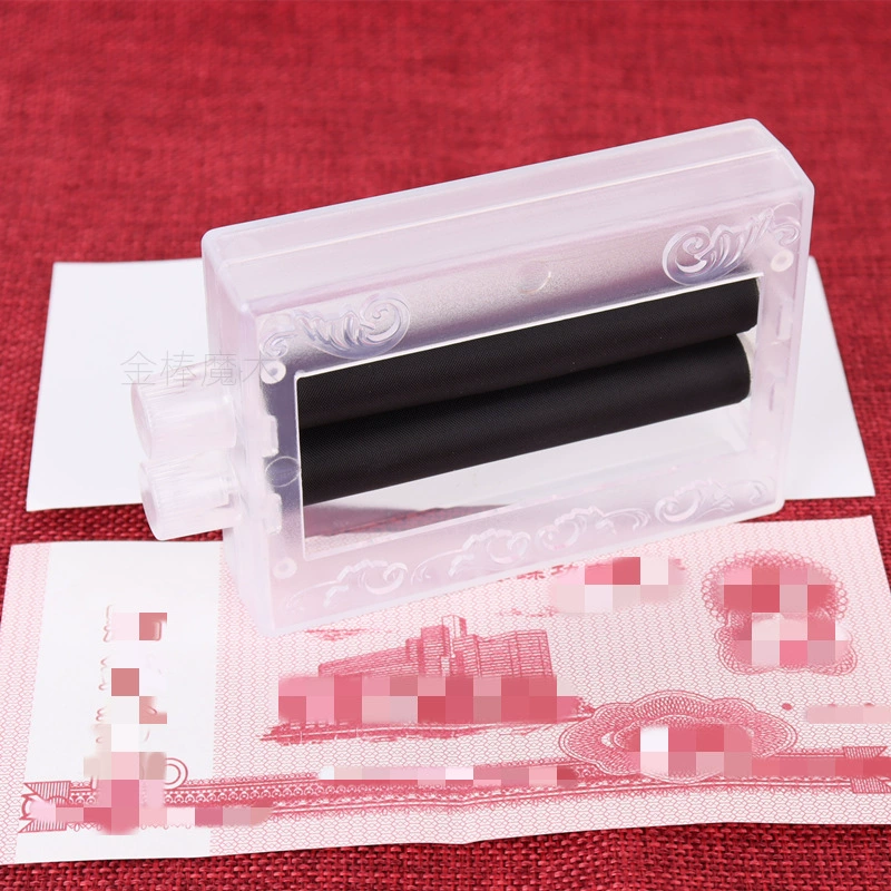 Money Printing Magic Prop, Mini Handheld Bill Copier, Transparent, 11.5×7.2×2.4 cm