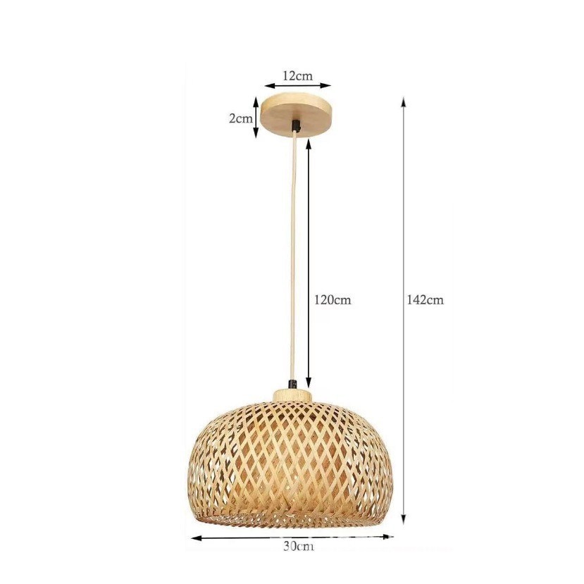 Lámpara de bambú linterna de bambú chino restaurante japonés lámpara de bambú Zen salón de té balcón dormitorio cama y desayuno lámpara de restaurante de olla caliente