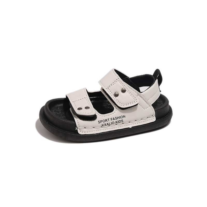 New Summer Children's Sandals For Boys Medium And Large Children Soft Soled Beach Shoes Fashionable And Versatile Sports Sandals For Students_voghion.com