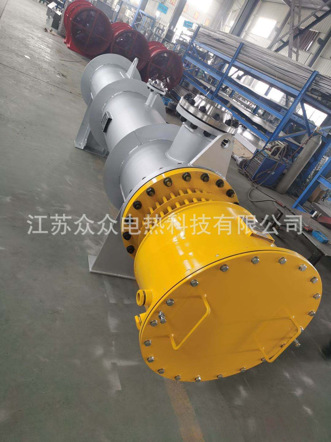 江苏众众不锈钢轴封电加热器 管道加热器 非标定轴封蒸汽加热器