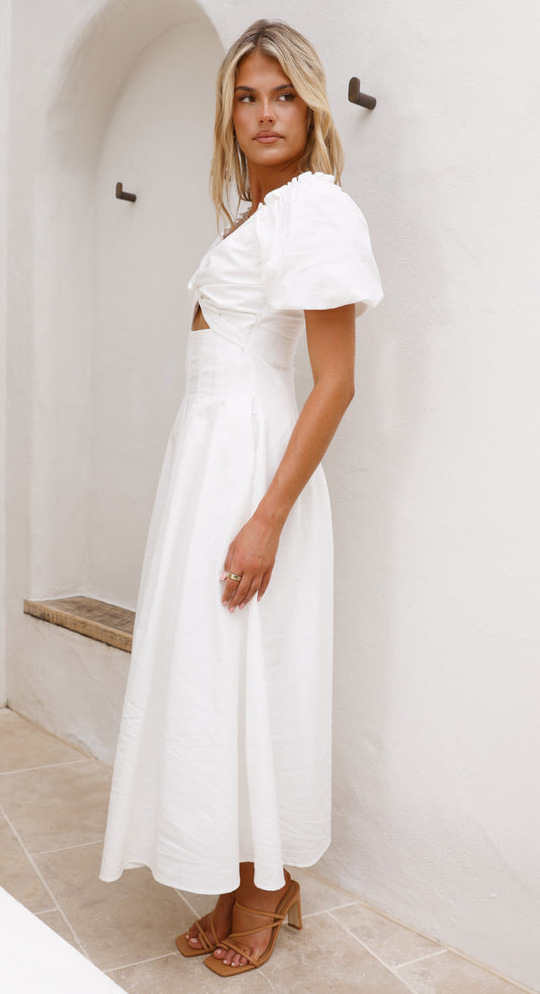 273g Weight Maxi Long Dress Dress Length Type Short Sleeve Sleeve Length Sheath Dress Dresses Type Puff Sleeve Sleeve Type Cotton Fabric Type Mid Waist Waist Line Casual, Daily Occasion V Neck Neckline Regular Fit Fit Type Solid Color Pattern Summer, Spring Season Women's Gender Basic, Simple Style, Classic Style Style S, XL Size Wholesale Women's Basic Simple Style Classic Style Solid Color Casual Daily V Neck Short Sleeve Sheath Dress 25